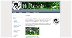 Desktop Screenshot of hudsonia.org