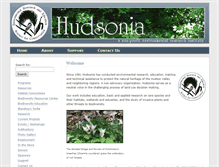 Tablet Screenshot of hudsonia.org